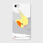 iPhoneケースもふもふオカメインコ ノーマル男の子【各機種対応】