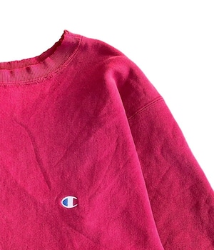 Vintage 90s L Champion reverse weave sweatshirt -Red-