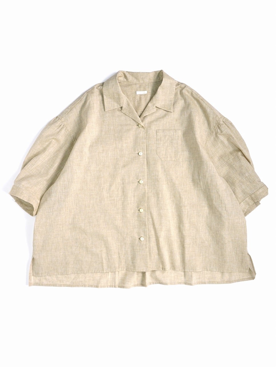OG Co. Li. Chambray Open Collar Shirt