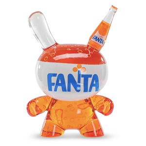 Kidrobot & Fanta® 3" Fanta Orange Resin Dunny Art Figure