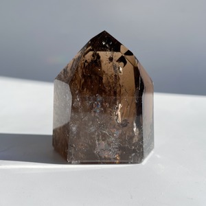 虹入り◎スモーキークォーツ タワー18◇Smoky quartz Tower◇天然石・パワーストーン