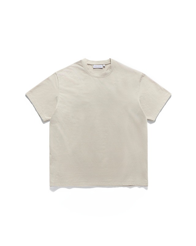 [EASTLOGUE] BASIC STRIPE T-SHIRTS / L.BEIGE & WHITE STRIPE 正規品 韓国ブランド 韓国ファッション 韓国代行 イーストローグ 日本 店舗