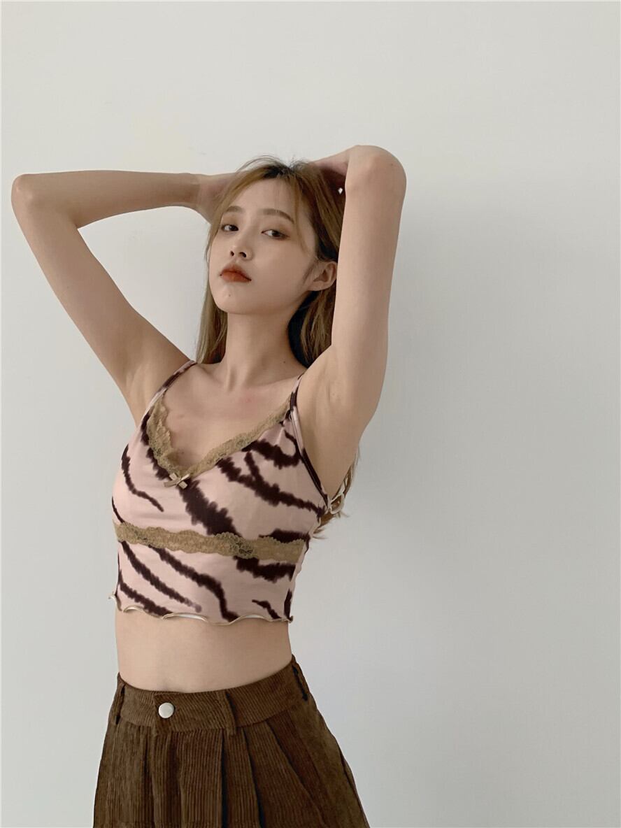 パターンレースサマーショートシャツ トップス 夏物 ヨーロピアン ブラックストロベリース65635117248