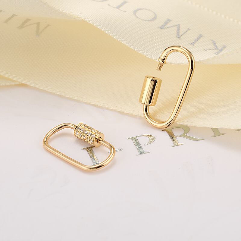 激安/新作 YG WG PG パーツ オーバル バチカン チャーム ダイヤモンド