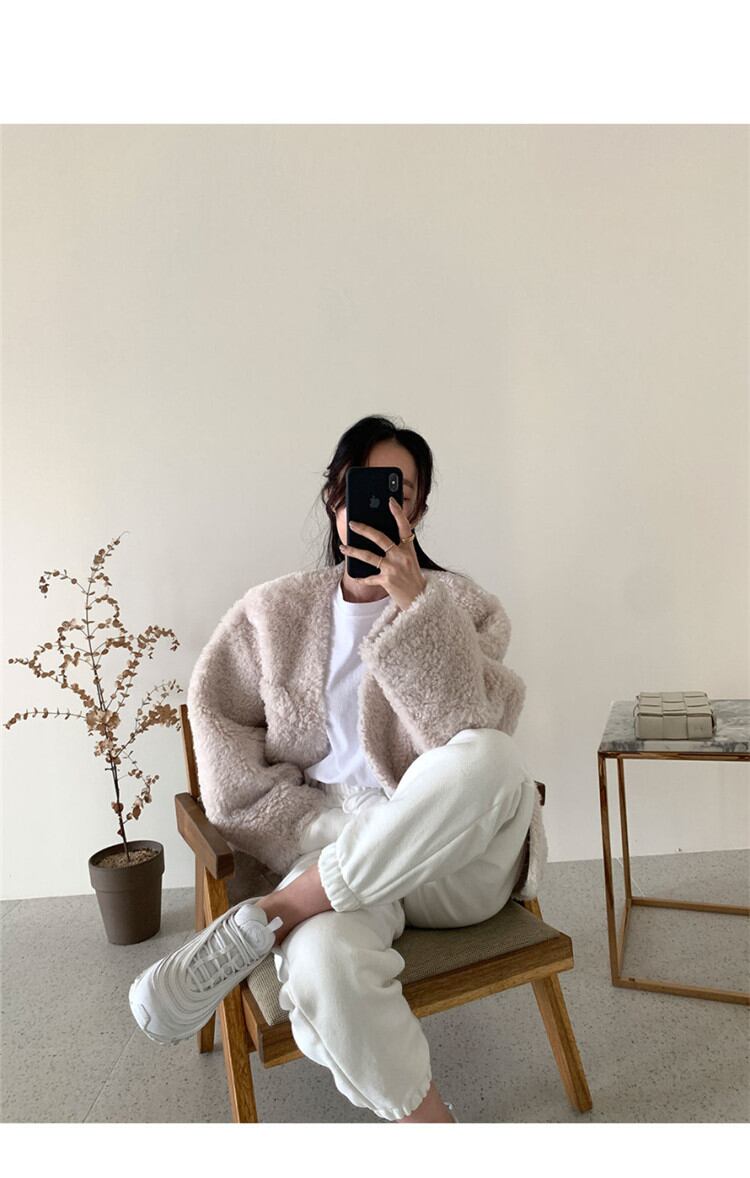 今から買い足すならこの1枚 早い者勝ち 毛皮 中・長セクション ゆったりする スリム 暖かい