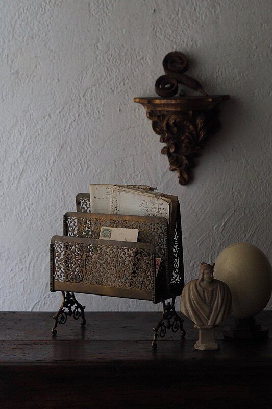 真鍮レターホルダー-antique letter holder | アンティーク