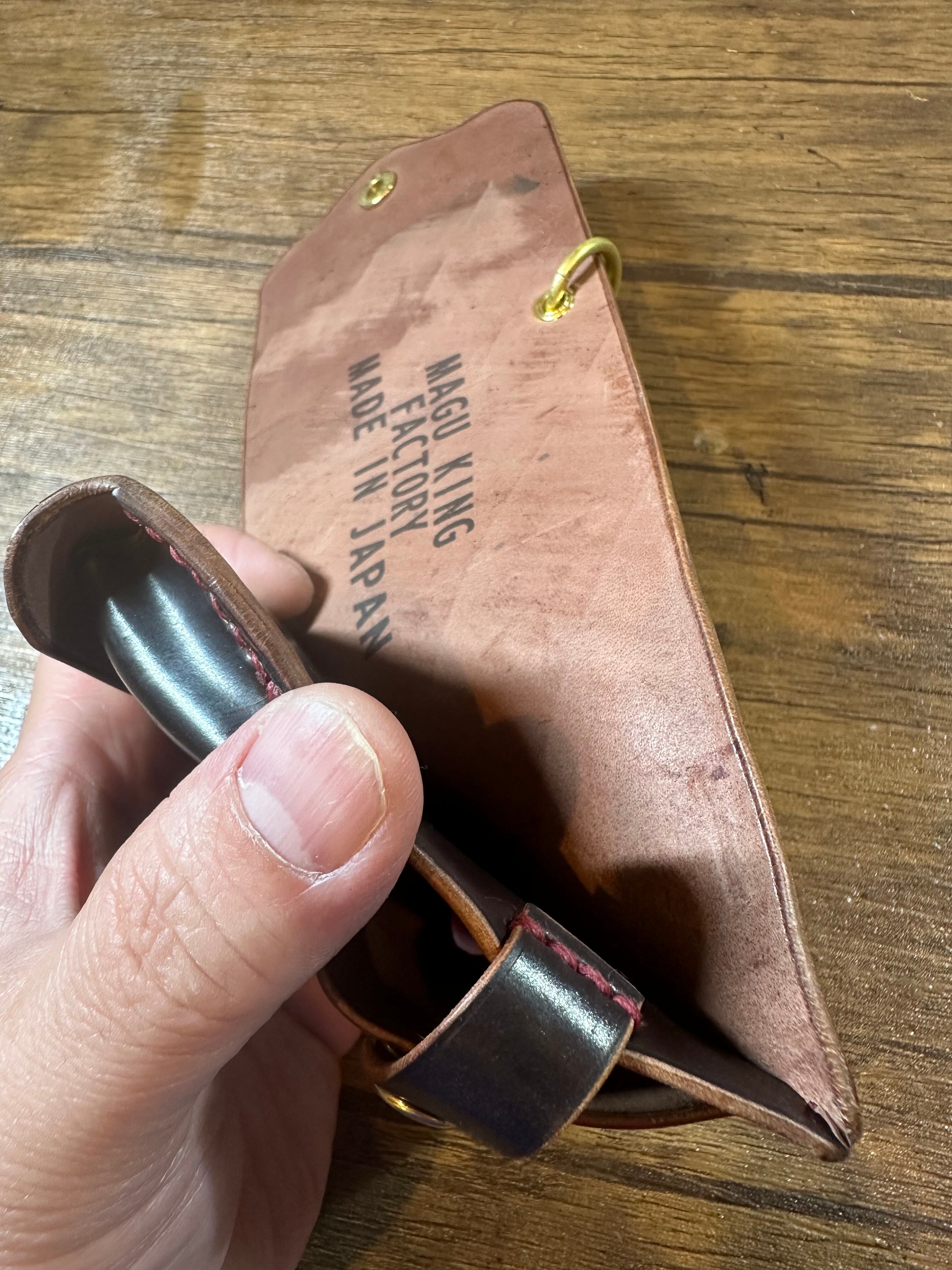 即納』CK-071ASシェルコードバン仕様 コンパクトウォレット