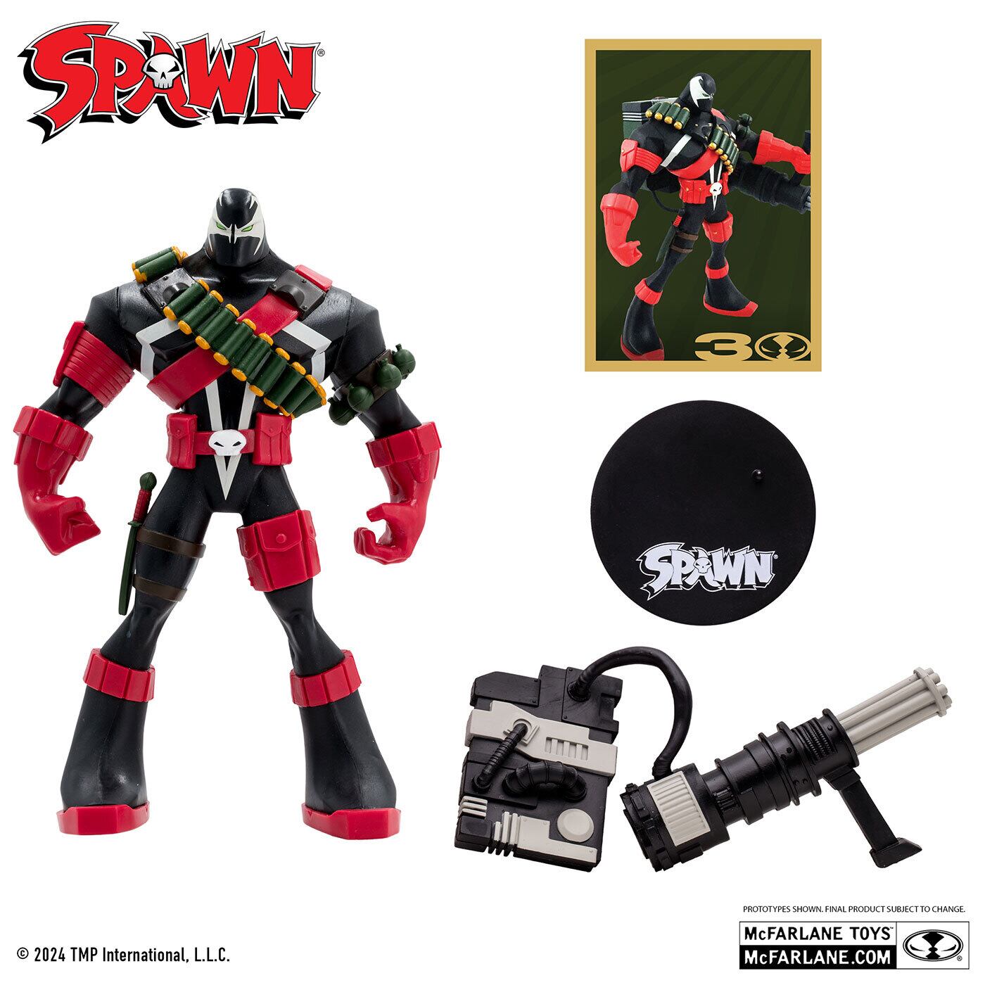Commando Spawn アクションフィギュア 未開封 マクファーレン スポーン 30周年 コマンドー・スポーン 7インチ