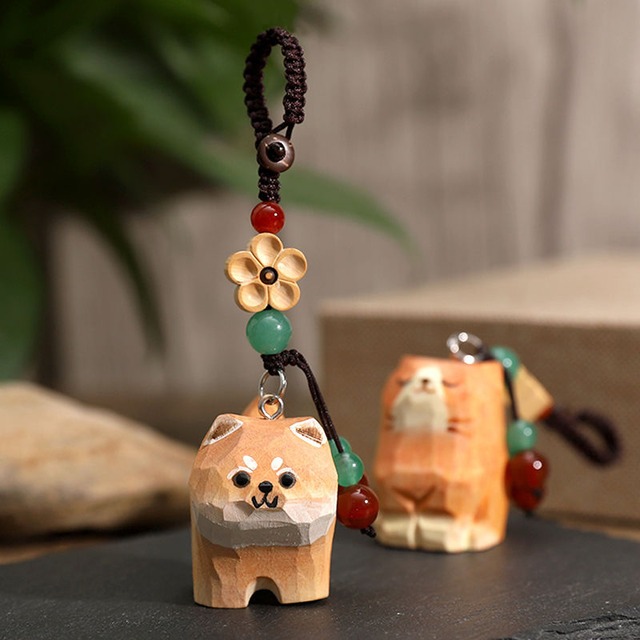 ♥木の温もりで、ふたりの絆を形に！【MFQシリーズ】★飾り物★ 木製 2個 アクセサリー 小さい 可愛い 猫 ねこ ネコ 犬 手作り