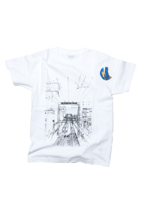 NO.1047　鶴間駅前陸橋からのTシャツ【神奈川】【Sサイズ】