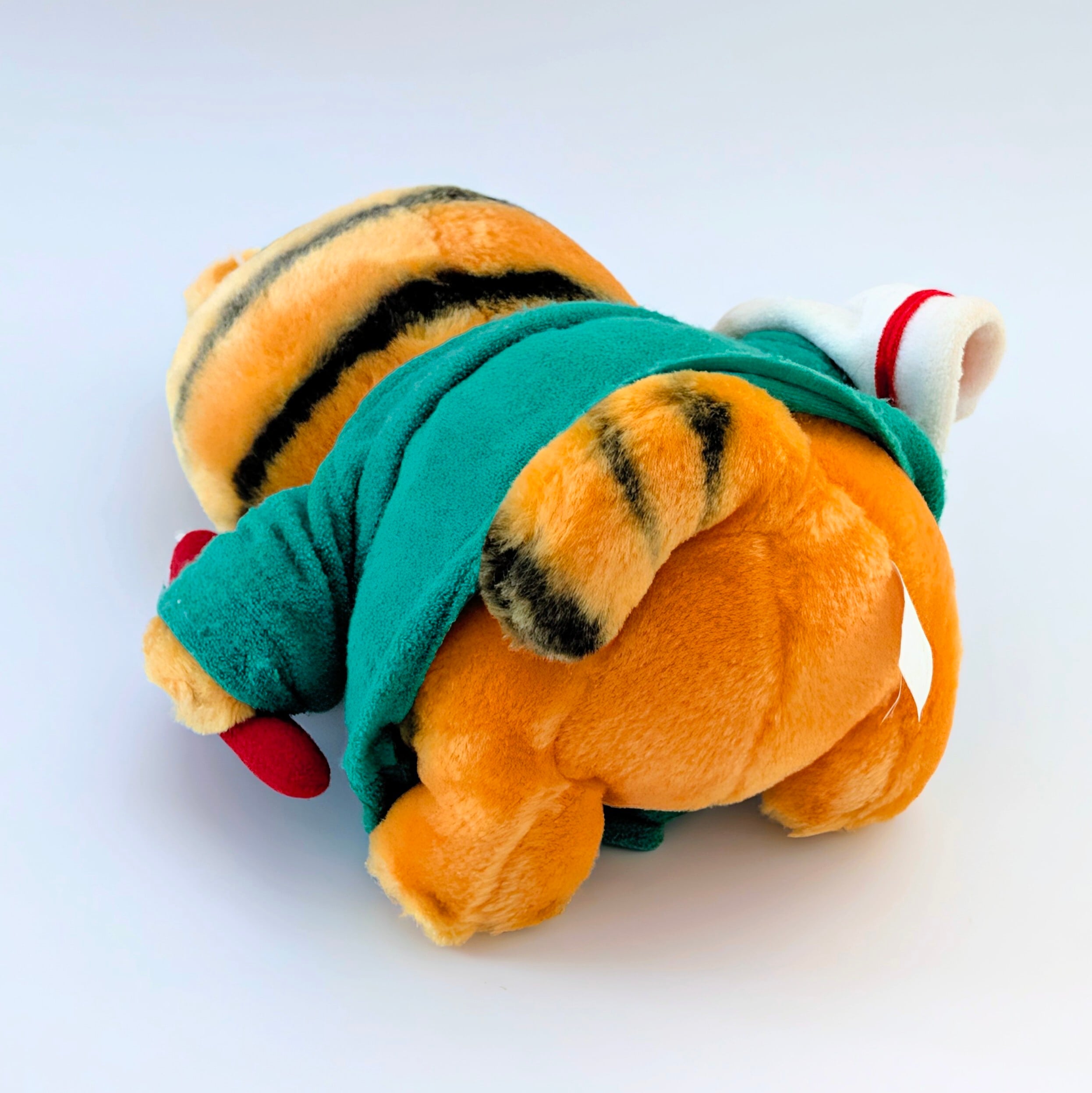 ☆ VINTAGE 1980年代初期 ☆【 Garfield ( ガーフィールド ) 】『 Zzz... オヤスミ歯磨きガーフィールド 』ぬいぐるみ プラッシュ plush 1980年代年製 〚アメリカン雑貨 アメトイ〛
