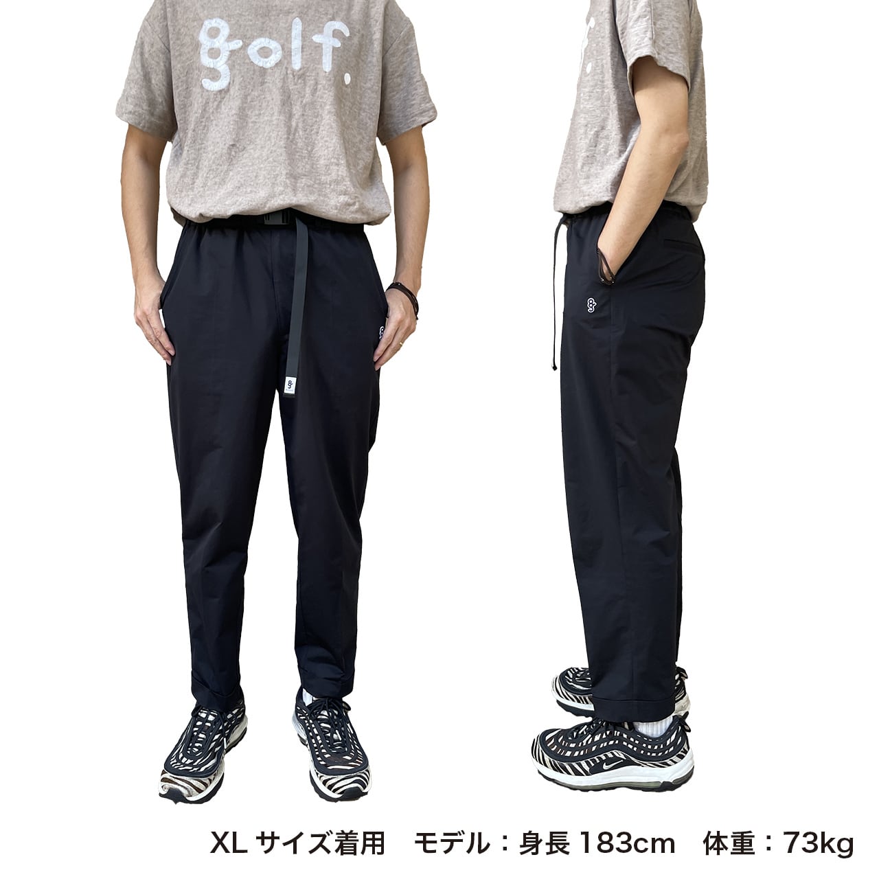 CENTER PRESS ADJUSTABLE PANTS -BLACK- | 8G SHOOT WEBSTORE