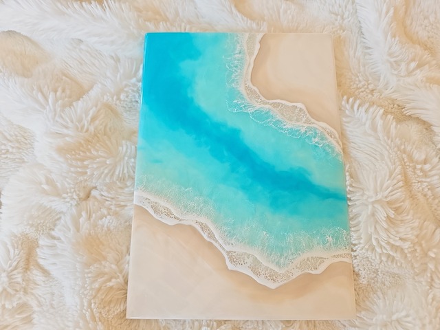 509.オーシャンレジンアート A4パネル