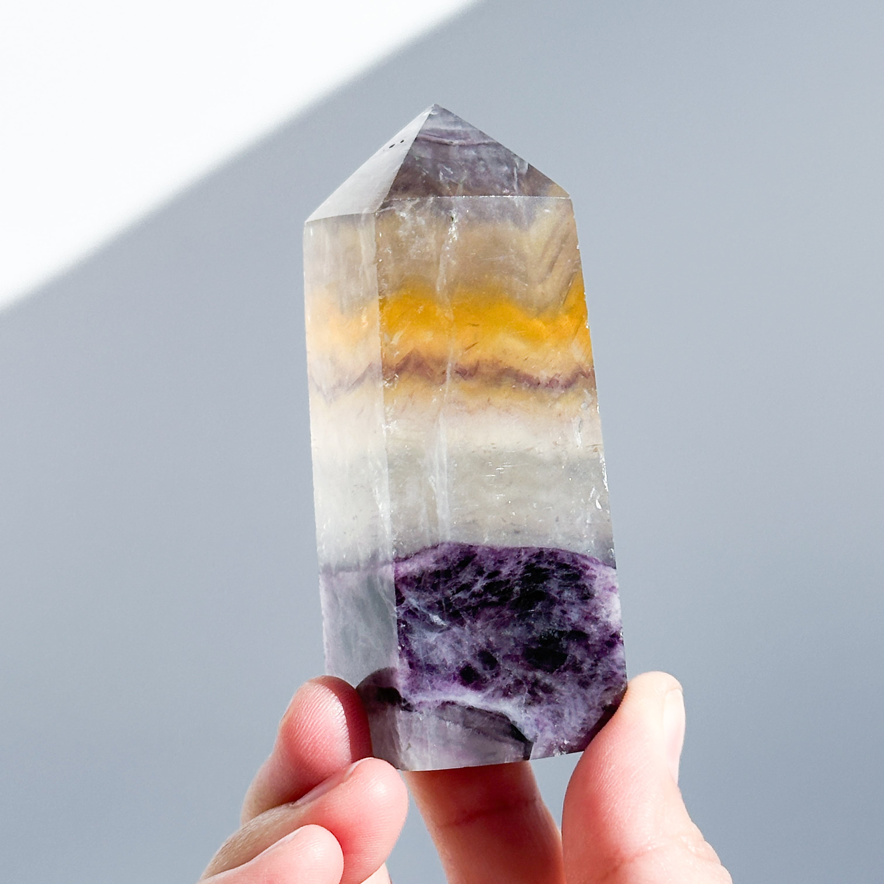 レインボーフローライト タワー15◇ Rainbow Fluorite ◇天然石・鉱物