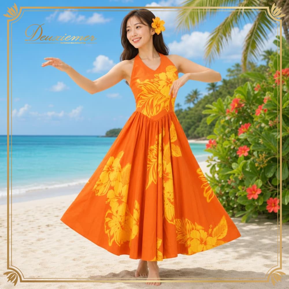 フラダンス 衣装 ALOHA STANDARDS アロハスタンダード ワンピース