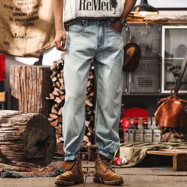 ワイドレッグデニムパンツ 225756