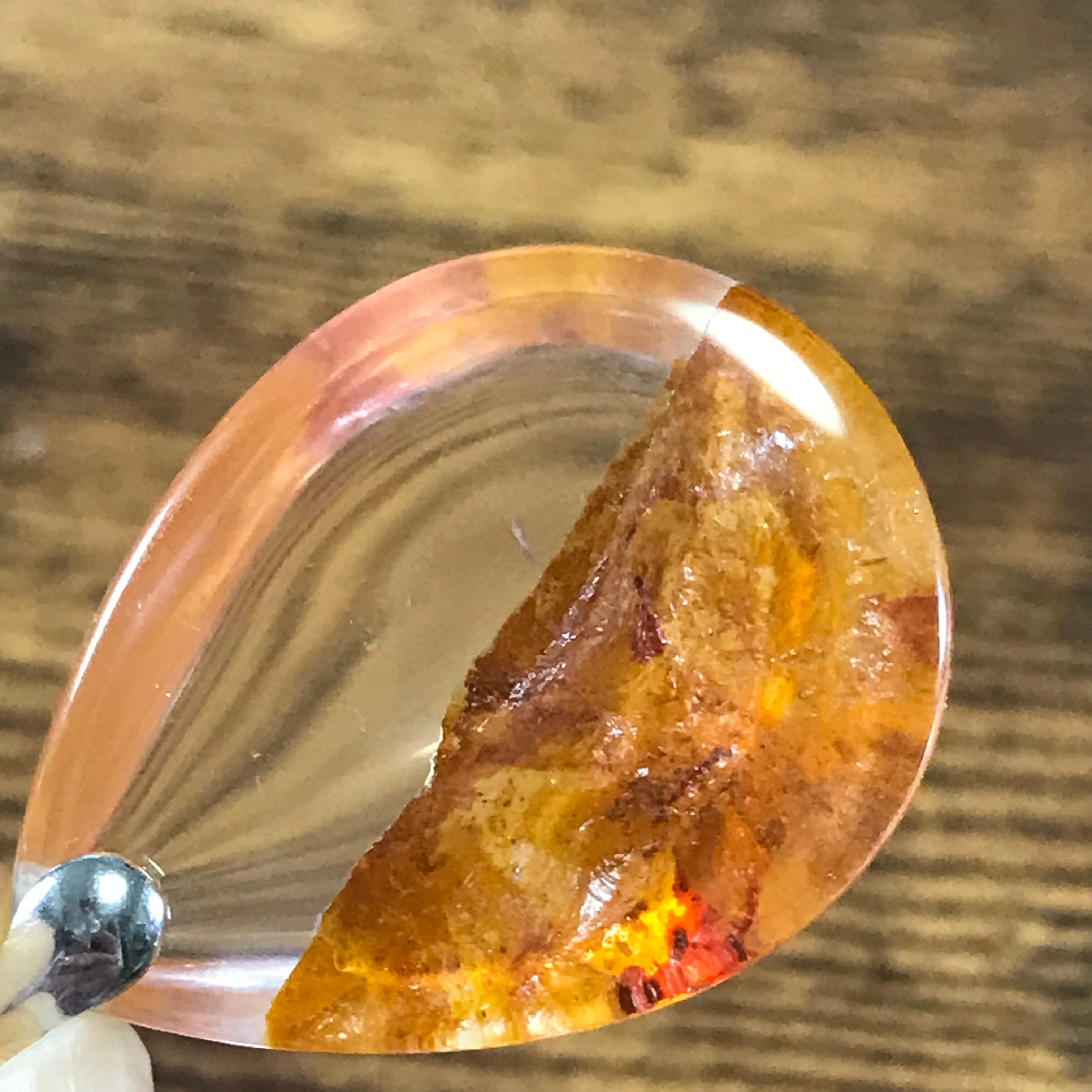 ライモナイトインクォーツ ペンダントトップ 天然石 アクセサリー ネックレス オーロラクォーツ