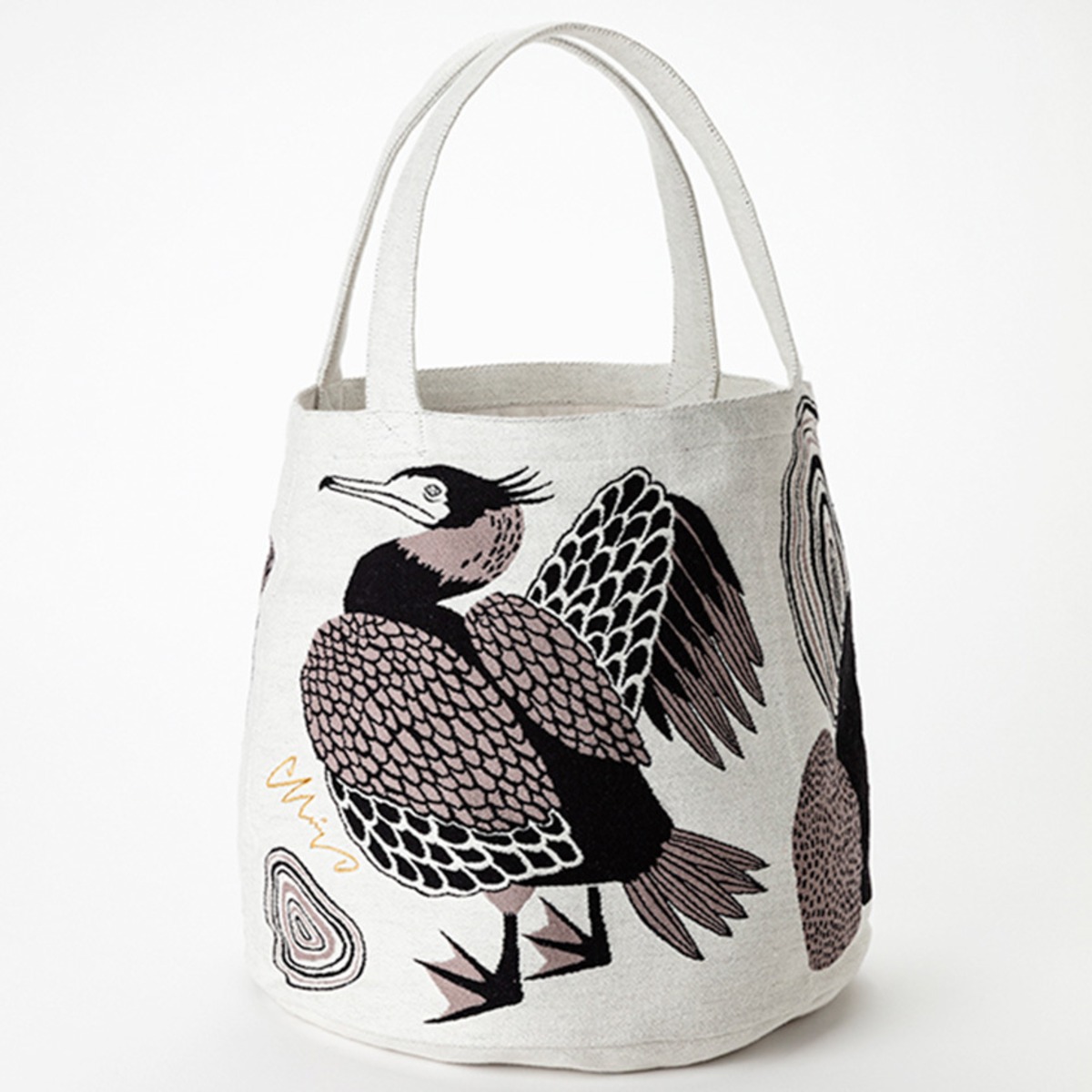 参考作品☆小鳥のさえずりトート （動物シリーズのアートより  