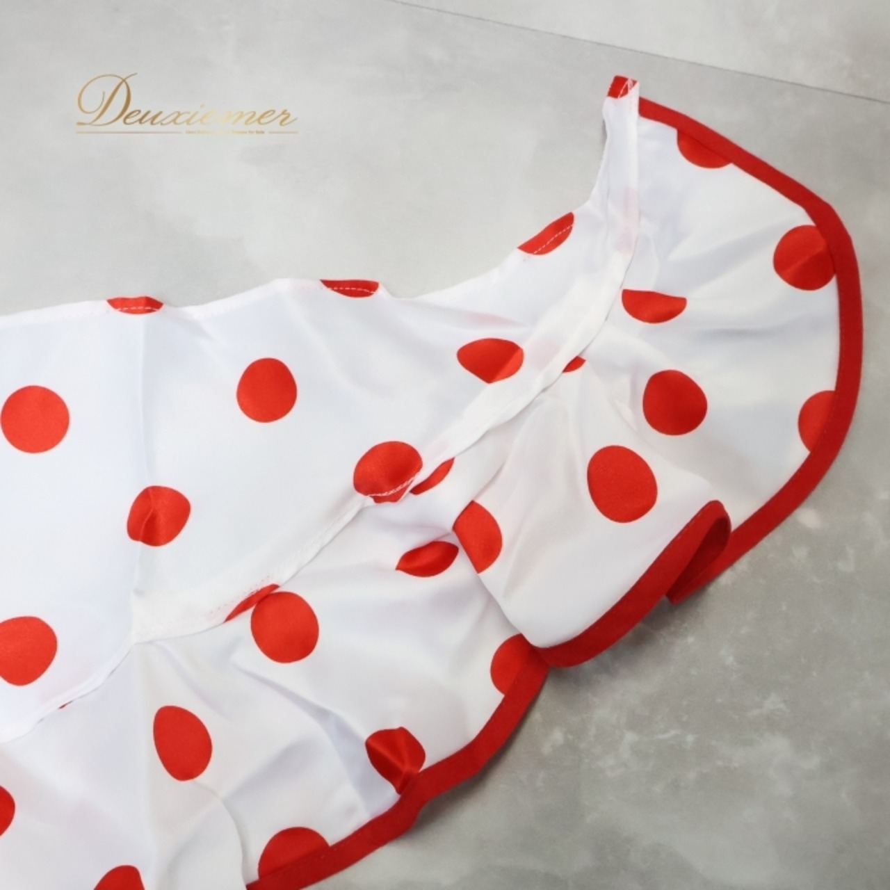 フラメンコ 衣装 シージョ ピキージョ 小物 ホワイト系 白 レッド系 赤 水玉模様 ドット柄 フリル 三角形 練習 舞台 発表会 イベント 水玉 フリル 赤白 可愛い おしゃれ かわいい ダンス 発表会 軽量 スカーフ