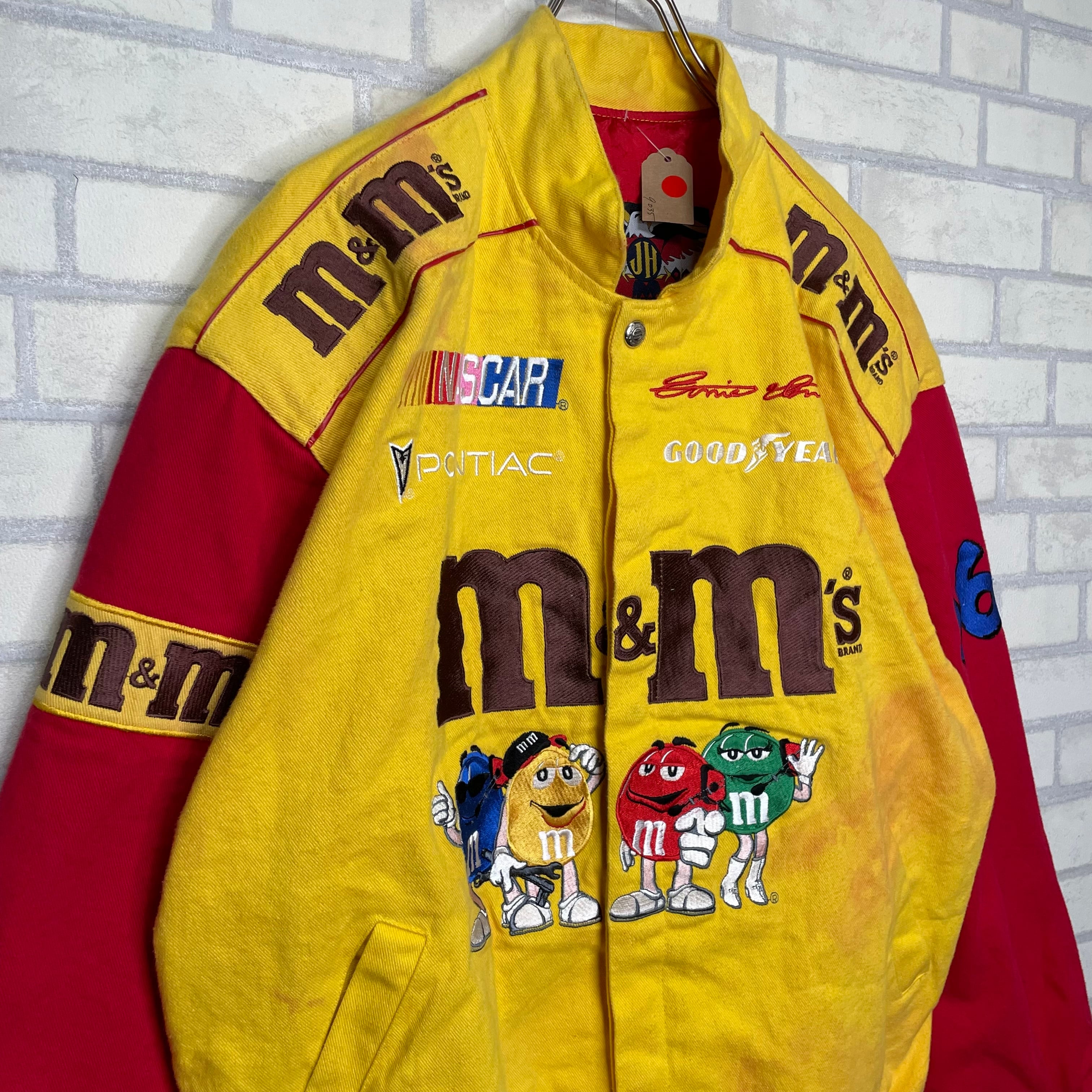 Made in USA 】JH レーシングジャケット XL ワッペン 刺繍 m&m