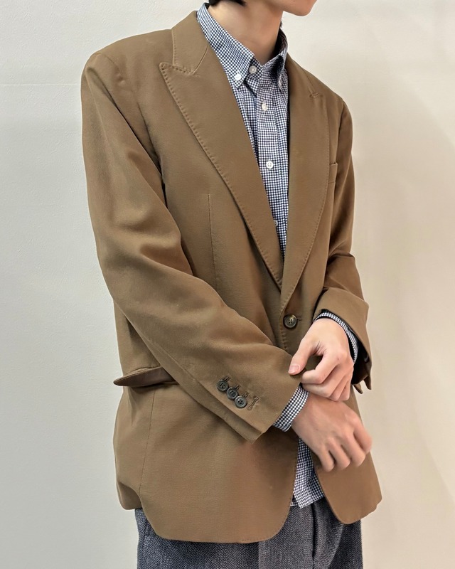 【Maison Margiela】peaked lapel single tailored jacket