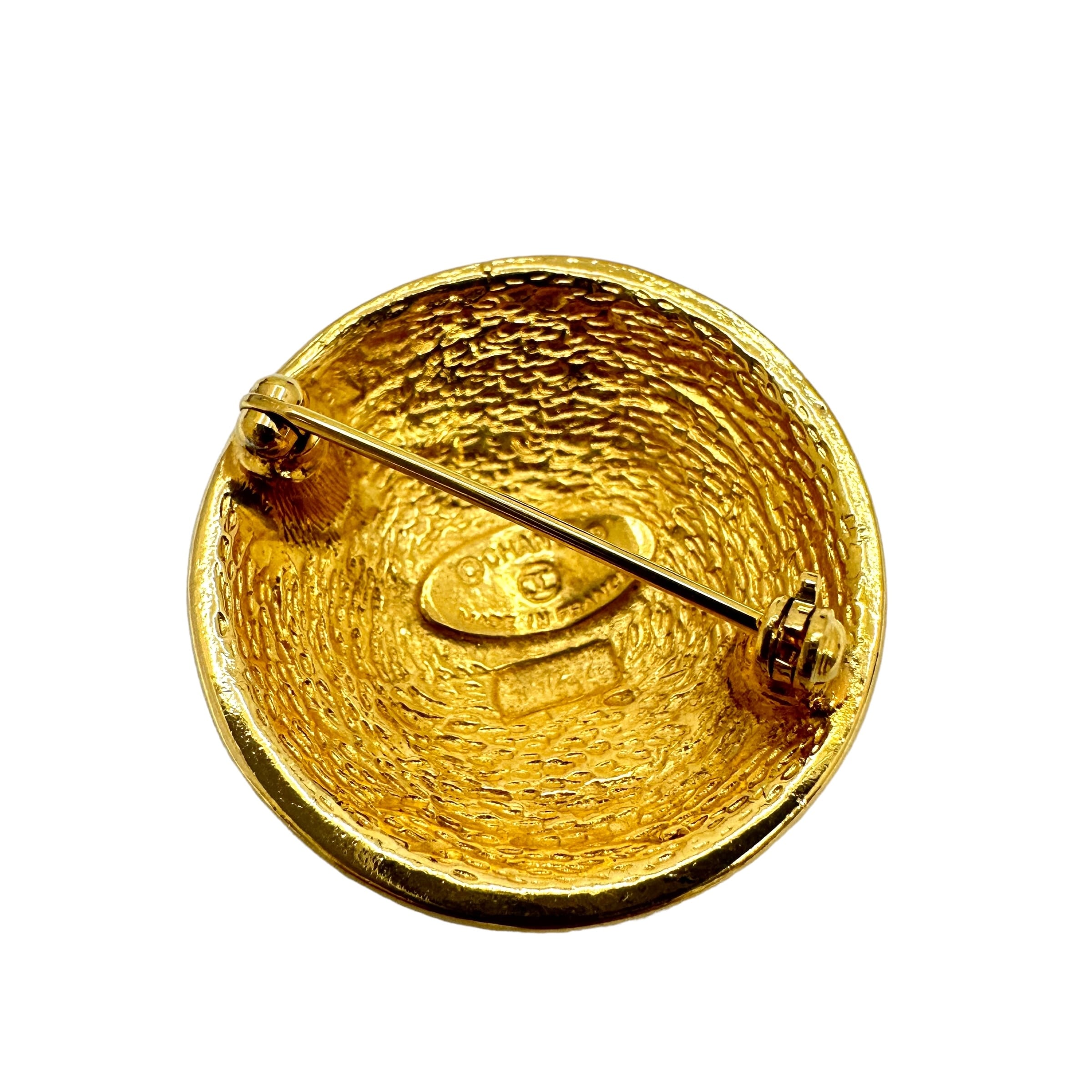 CHANEL シャネル マトラッセ ブローチ ゴールドアクセサリー 12690