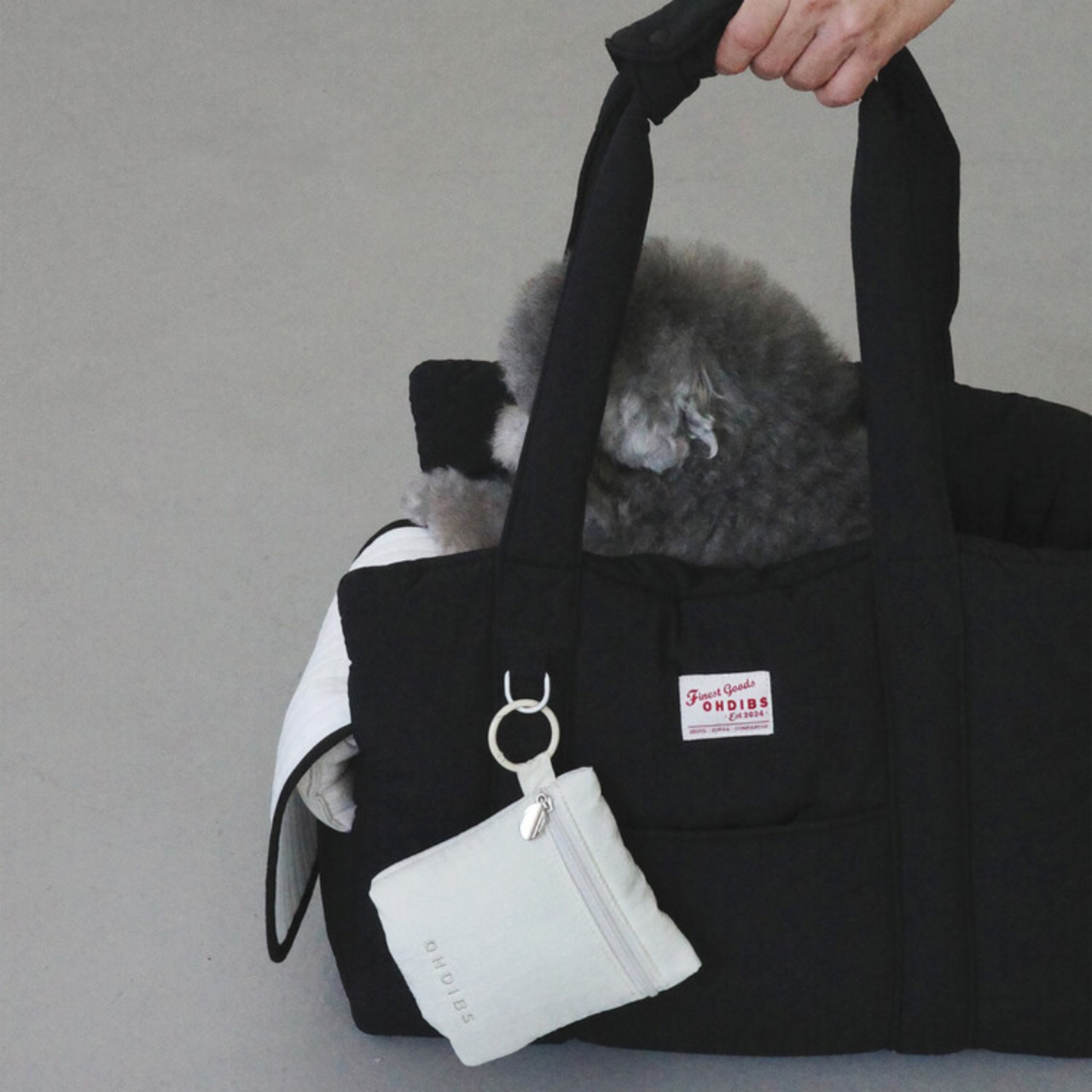 【予約】[ OHDIBS ] Mini Cube Pouch｜Vanilla - 5