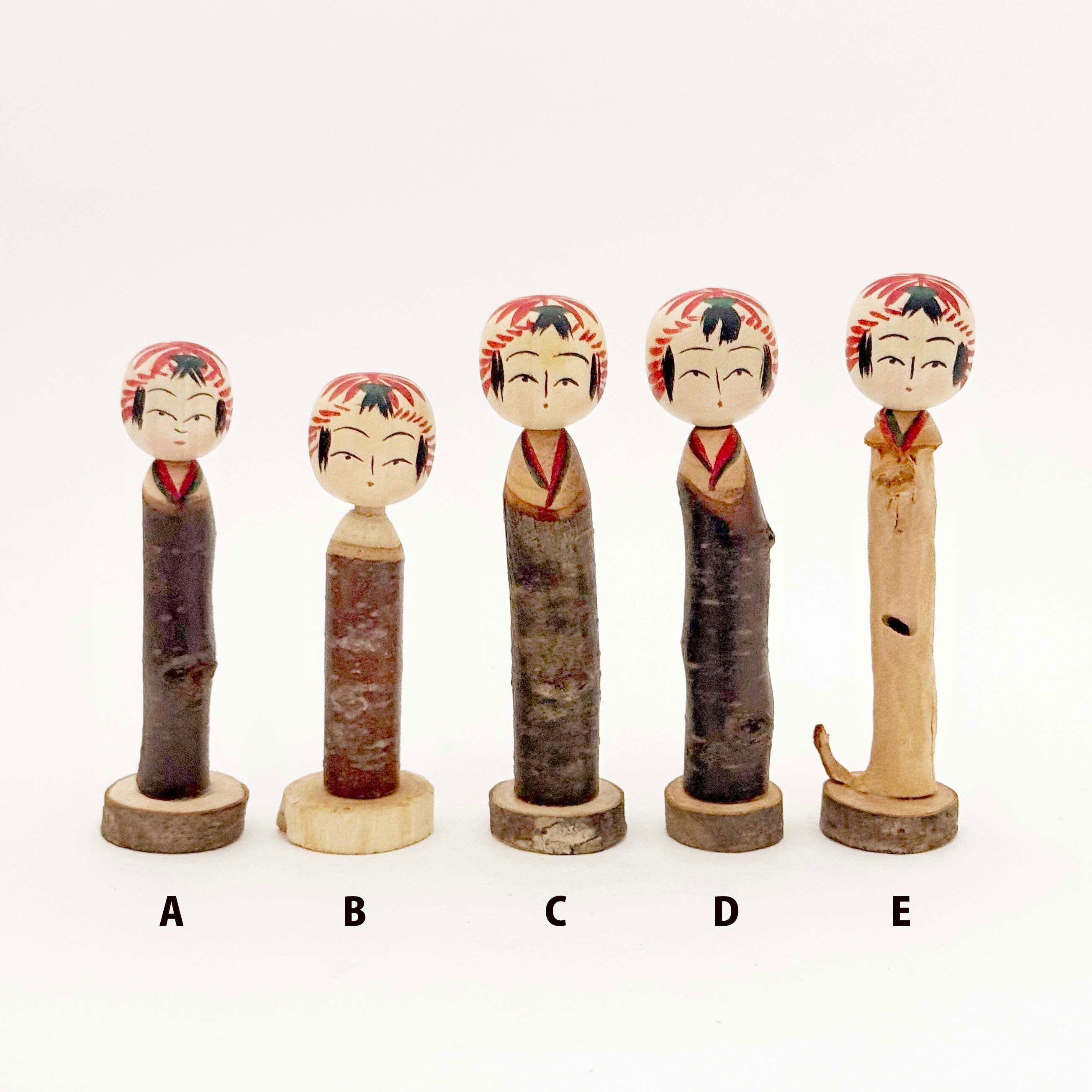 木の枝こけし（遠刈田系/小笠原義雄工人）