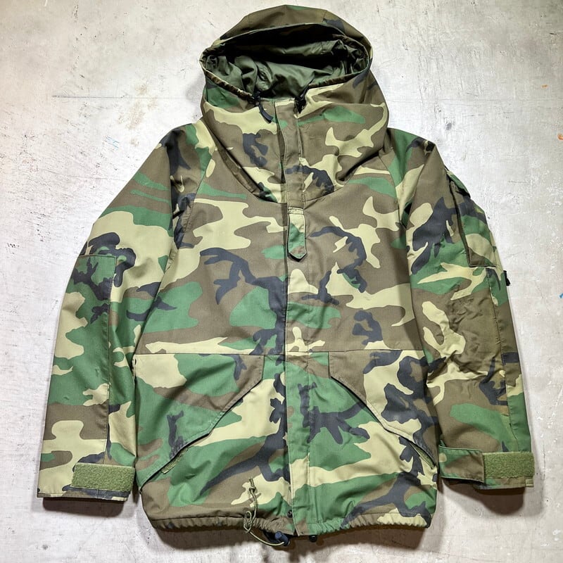 80's U,S.ARMY ECWCS GEN1 PARKA EXTREAM COLD WEATHER CAMOUFLAGE ゴアテックスパーカー  前期型 GORE-TEX ウッドランドカモ ALPHA INDUSTRIES SMALL-REGULAR 米軍 希少 ヴィンテージ BA-2063  ...