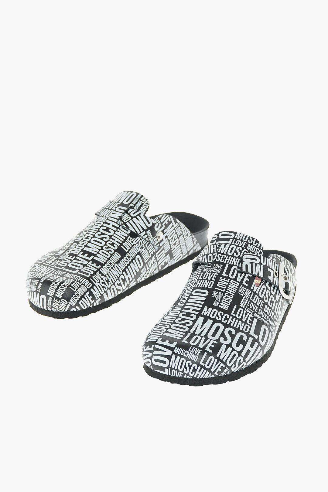MOSCHINO モスキーノ サンダル カーフレザー・ラバー