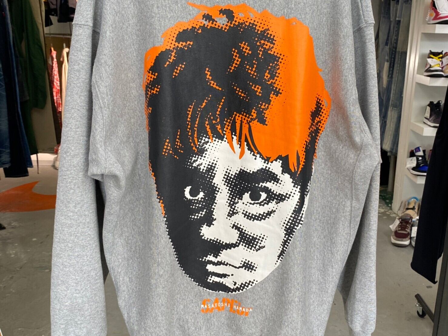 SAPEur × MASATOSHI HAMADA SWEAT HOODIE GREY XL 246454 | BRAND  