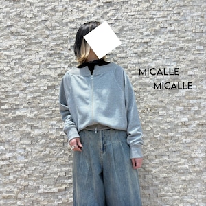 【MICALLE MICALLE】オフショルダージップブルゾン(MMG107KDC)