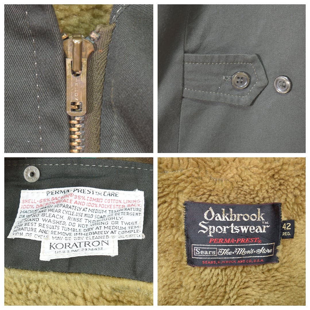 60s シアーズ ヴィンテージ ファラオコート ヘチマ襟 ライニング