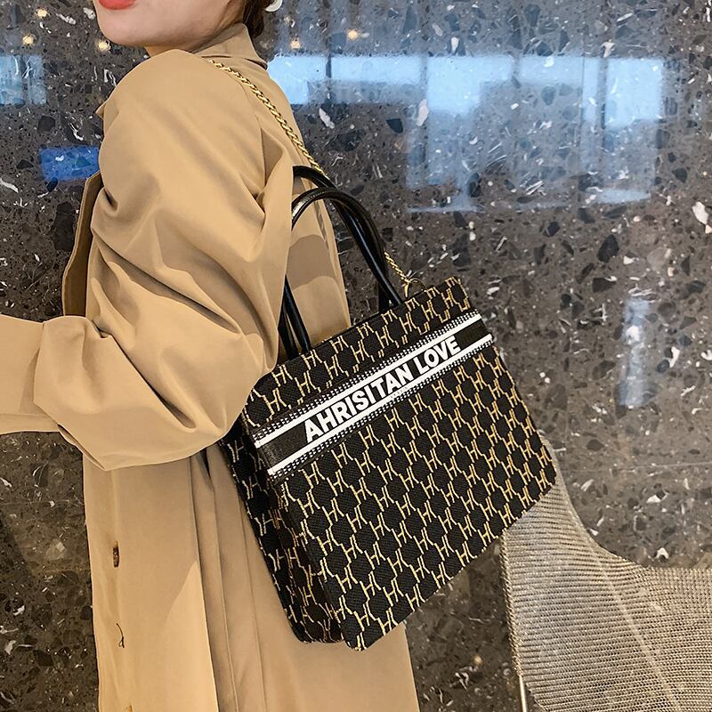 秋冬ビッグバッグレディース2020新しい流行のファッションネットレッド大容量ショルダーメッセンジャーバッグワイルドポータブルトートバッグ Tiancai_Wing_Bag82707474609