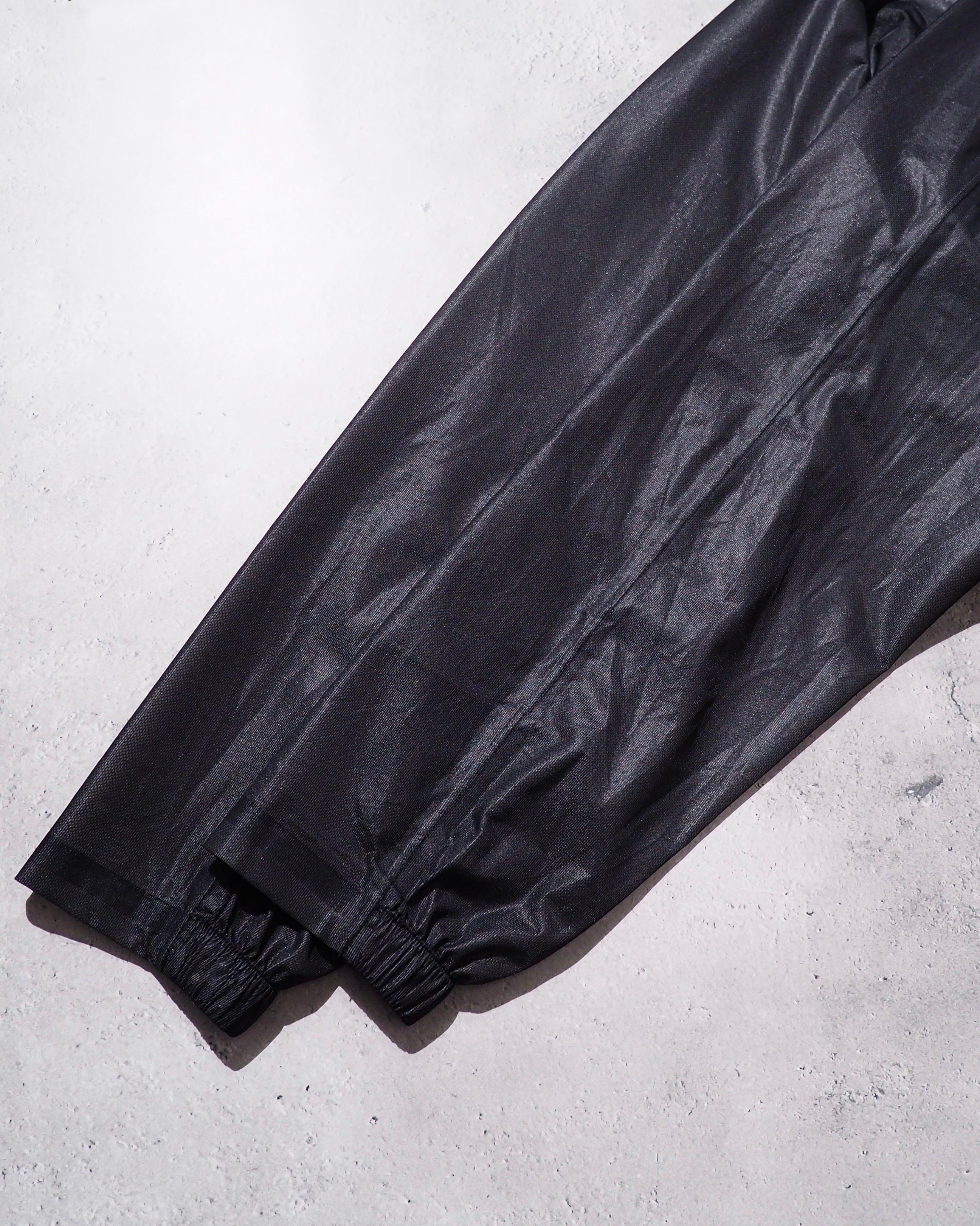 "Y-3(Yohji Yamamoto)" Black sheer Waterproof Nylon Tech Full zip jacket