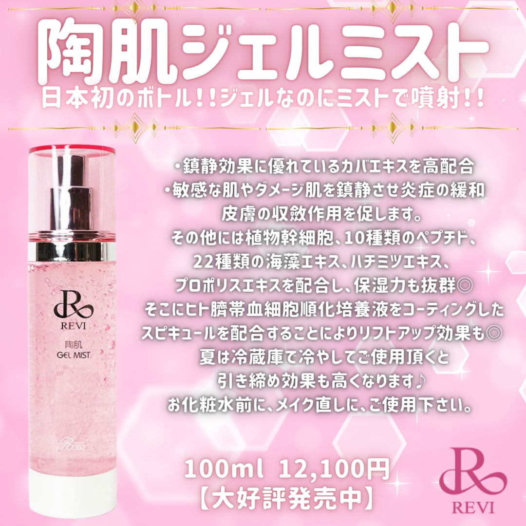 REVI 陶肌ジェルミスト 定価12,100円 - 化粧水/ローション