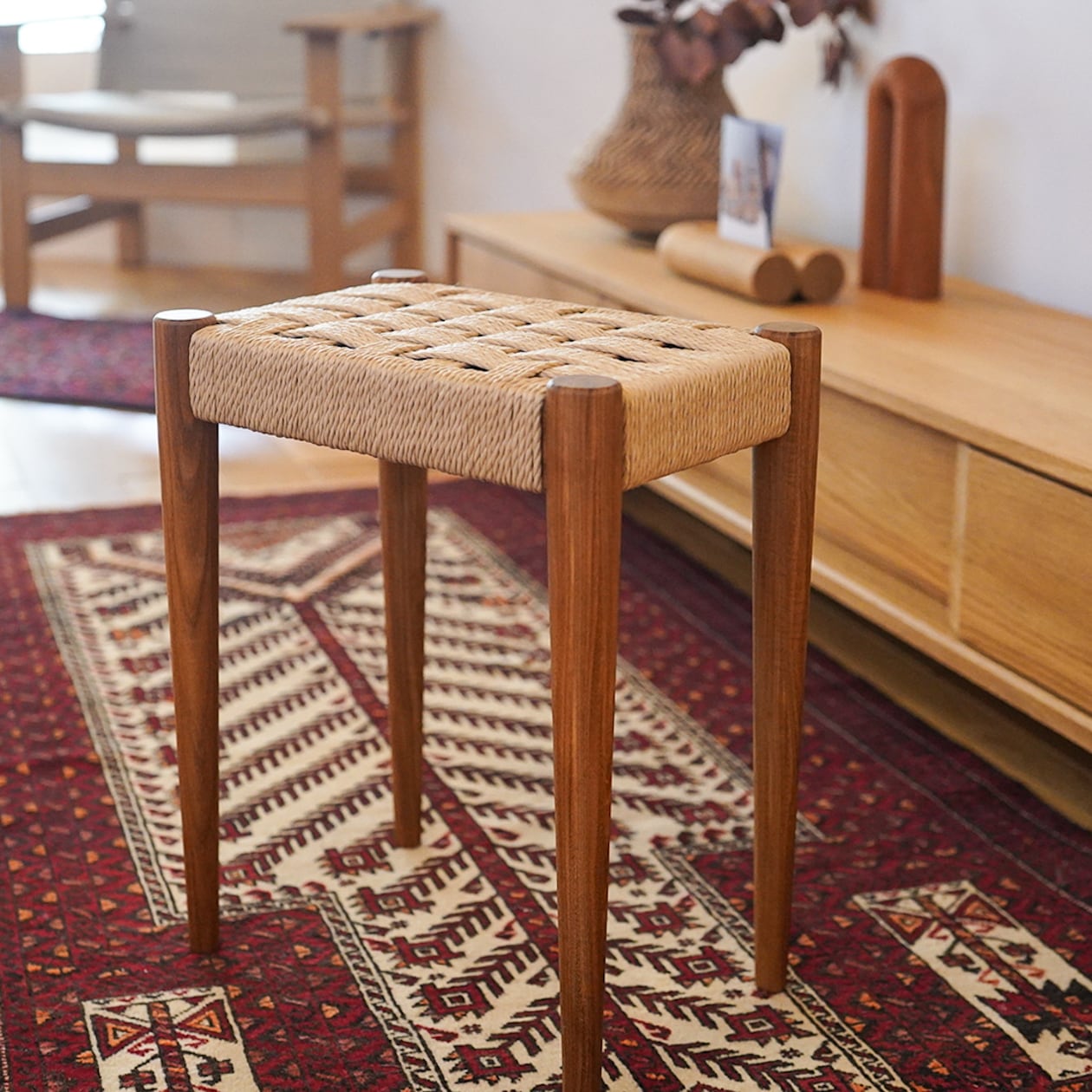 HOLM230 PC STOOL チーク【送料無料】