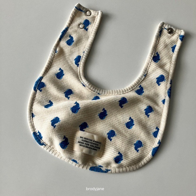 【取寄】brodyjane|blue whale bib|ブルーホエールビブ|FREE|baby|26 autumn