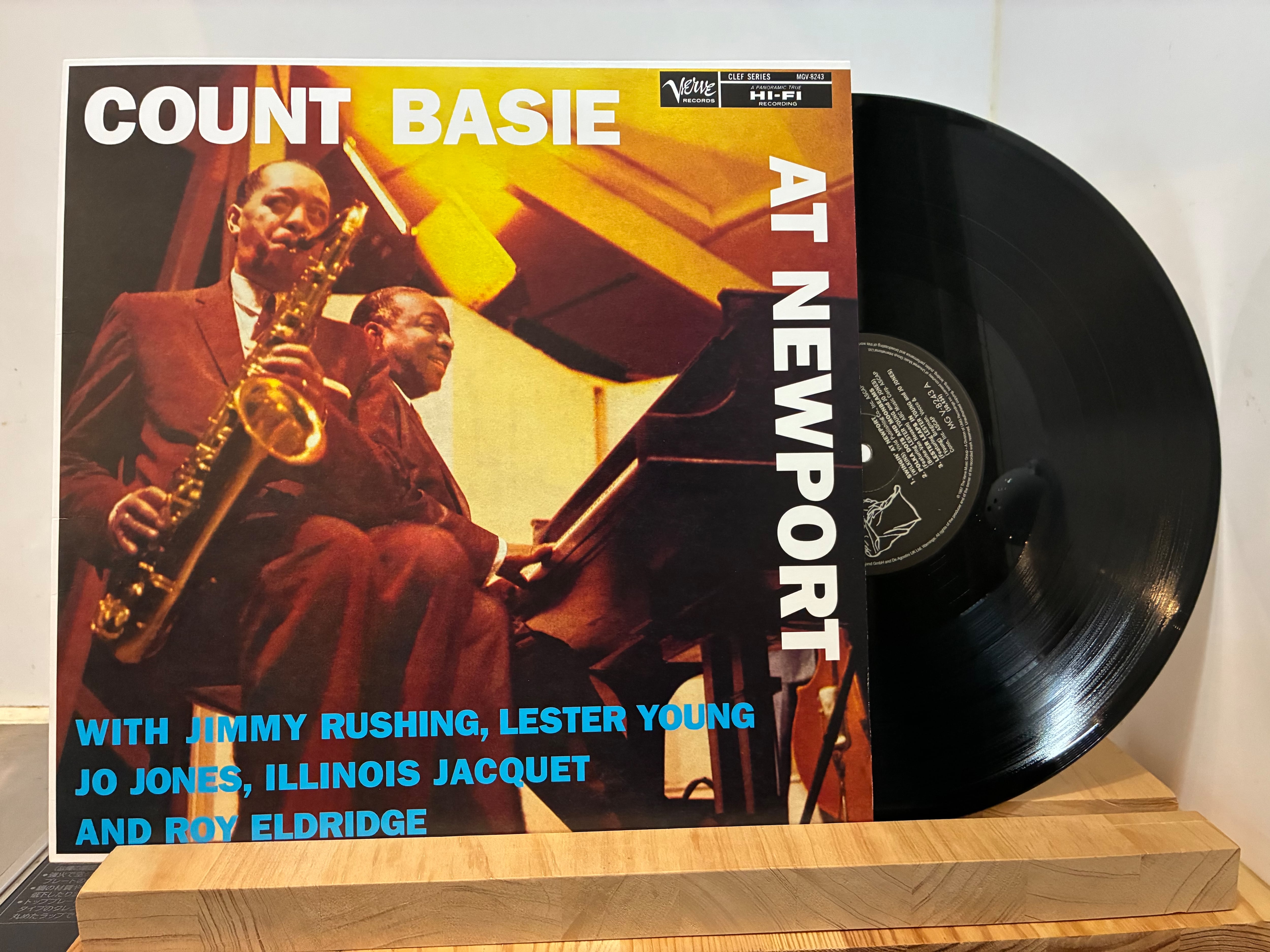 #3962【希少名盤】ポールクインテット FOR BASIE Jazz レコード COUNT BASIE / AT NEWPORT | sixteen records (シックスティーンレコード)