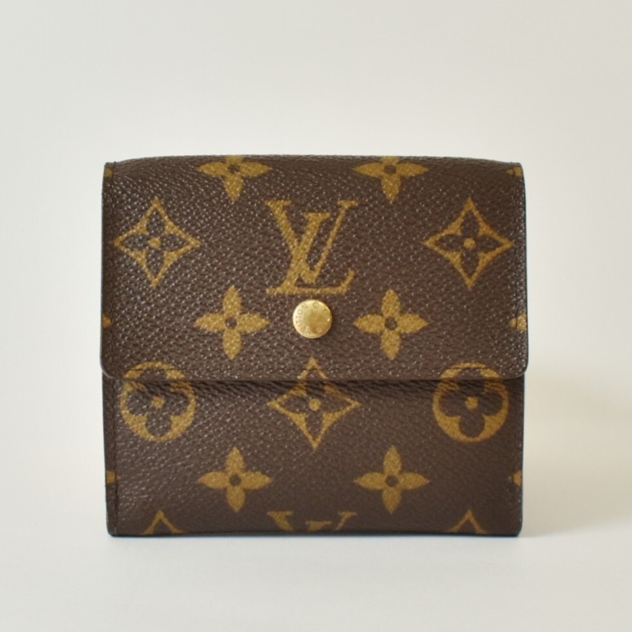 LOUIS VUITTON ルイヴィトン モノグラム ポルトビエ カルトクレディ コンパクトウォレット M61652 ブラウン