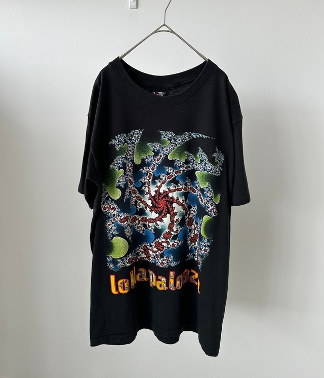 -LOLLAPALOOZA- Vintage 90s L Print T-shirt made in USA