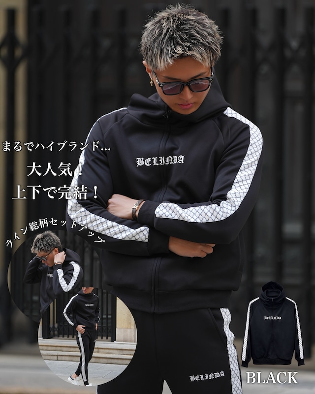 MONOGRAM LINE SWEAT HOODIE【BB25032】