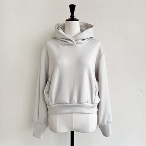 SYSORUS × akko3839 裏起毛サーキュラーニットフーディー 450-25677