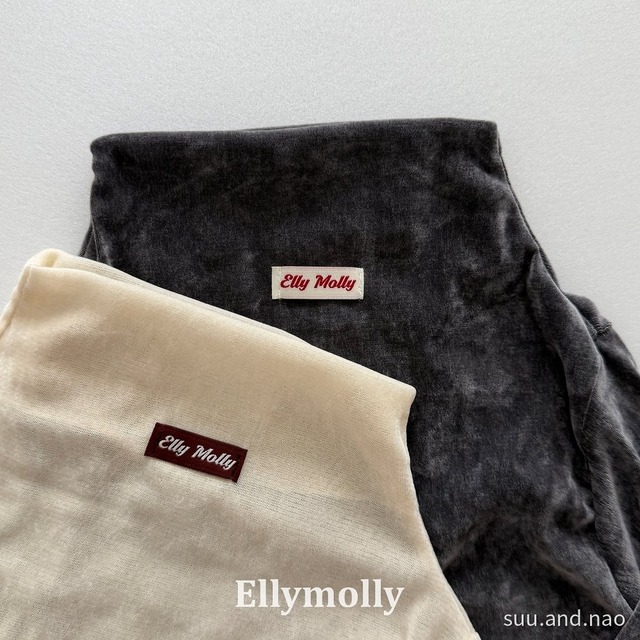 取寄：ELLYMOLLY　ベルベットメッシュハーフタートル/Jr※送料無料