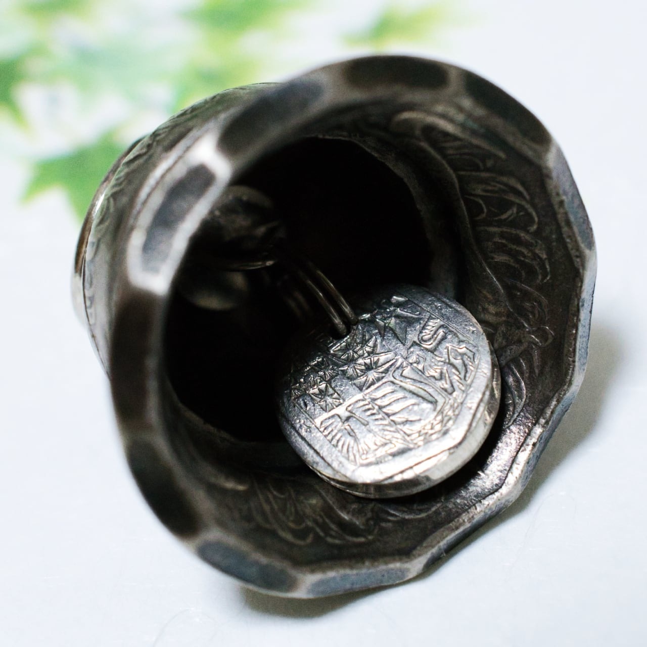 オーストラリア 50セント(Elizabeth II) ガーディアンベル | みのりのガーネット ( ガーディアンベル・コインリング・アクセサリー )