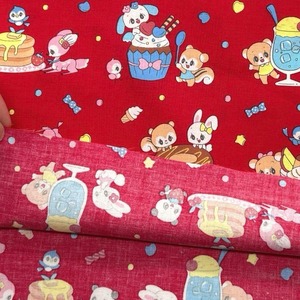 Cdr518◆1m◆SM◆綿100%シャーティング生地◆レトロ柄