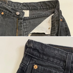 7747 リーバイス 522 ブラックデニム 90’s USA製 W31