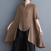 アシンメ チュニック ブラウス  30206