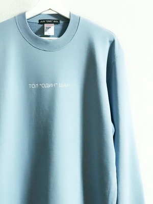 CREW NECK SWEAT " Cyrillic Alphabet "