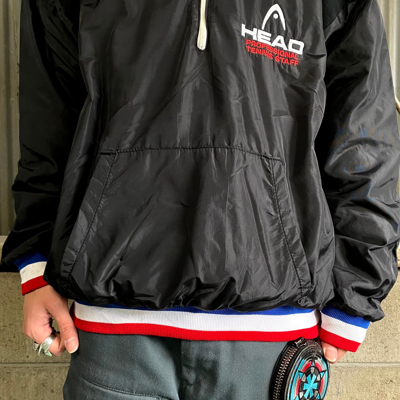 輸入　vintage 80s 90s HEAD nylon jacket